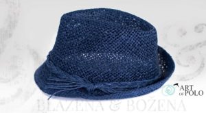 Letní modrý klobouk Easy