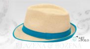 Beam – modrý slaměný klobouk