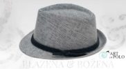 Getafe – šedý plážový klobouk