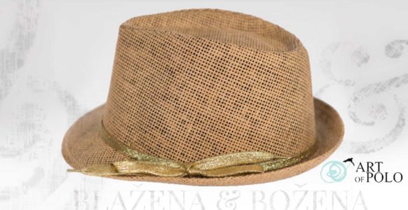 Salamanca – letní klobouk zdobený zlatem